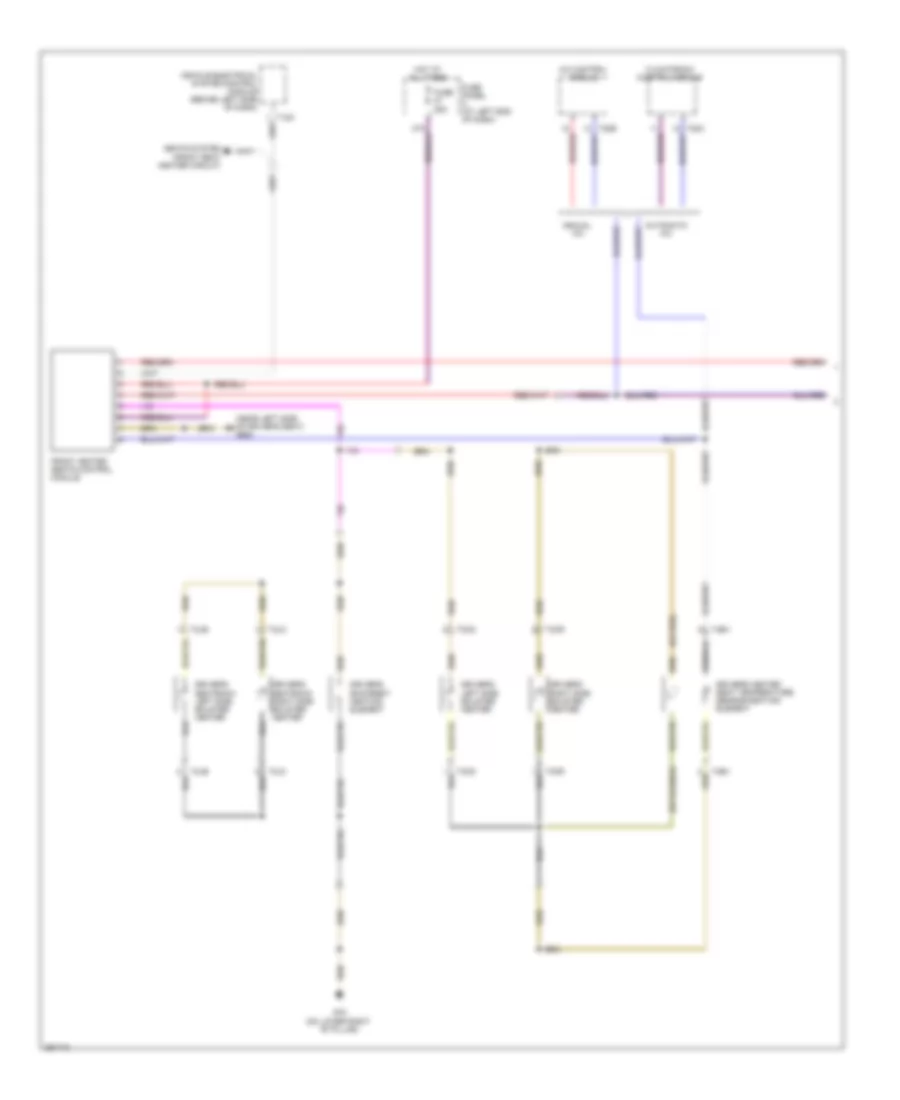 Front Heated Seats Wiring Diagram, with Sport Seats (1 of 2) for Volkswagen Passat Turbo 2008