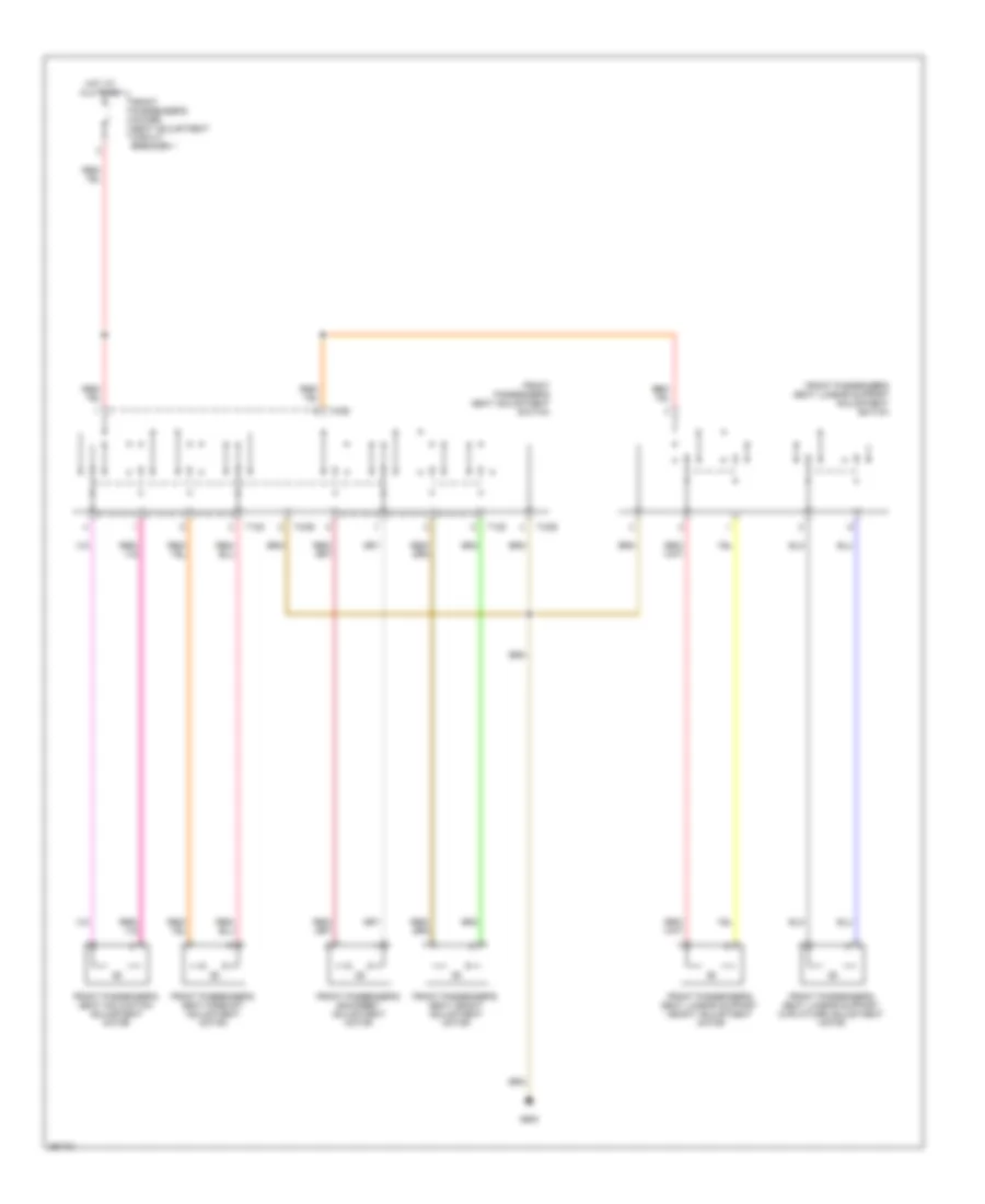 Passenger Power Seat Wiring Diagram for Volkswagen Passat Turbo 2008