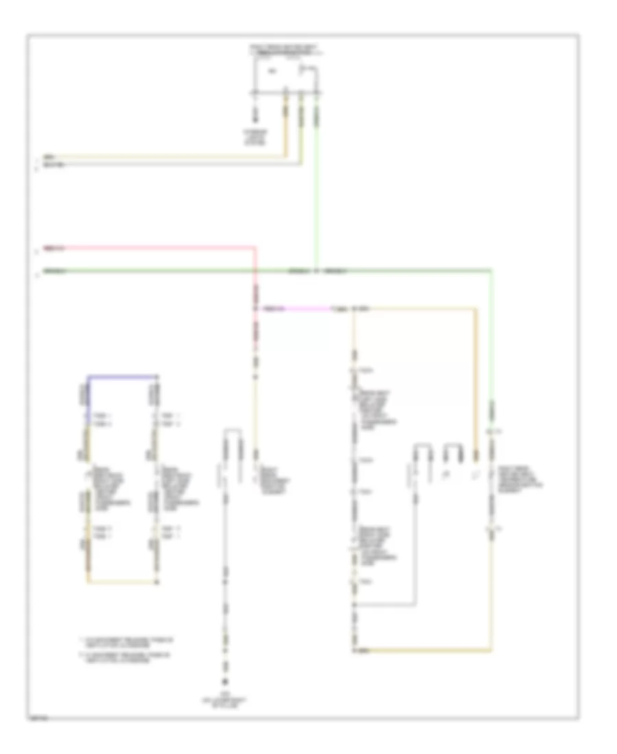 Rear Heated Seats Wiring Diagram, with Comfort  Leather Seats (2 of 2) for Volkswagen Passat Turbo 2008