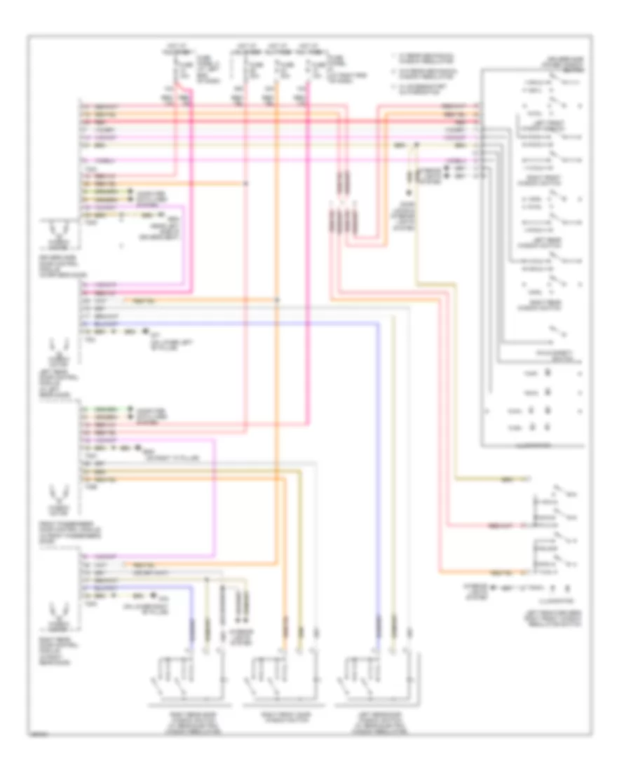 Power Windows Wiring Diagram for Volkswagen Passat Turbo 2008