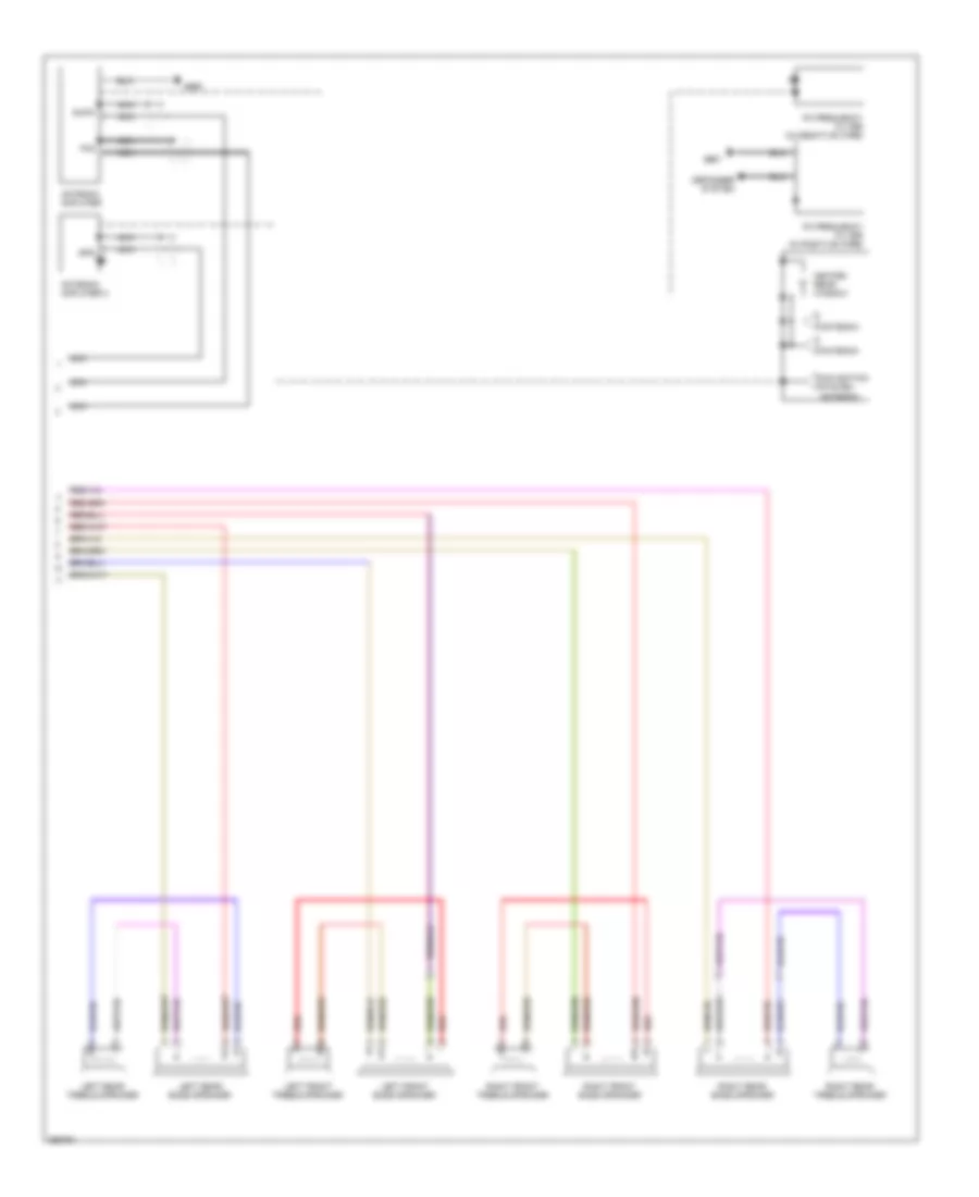 RadioNavigation Wiring Diagram, without Amplifier (2 of 2) for Volkswagen Passat Turbo 2008