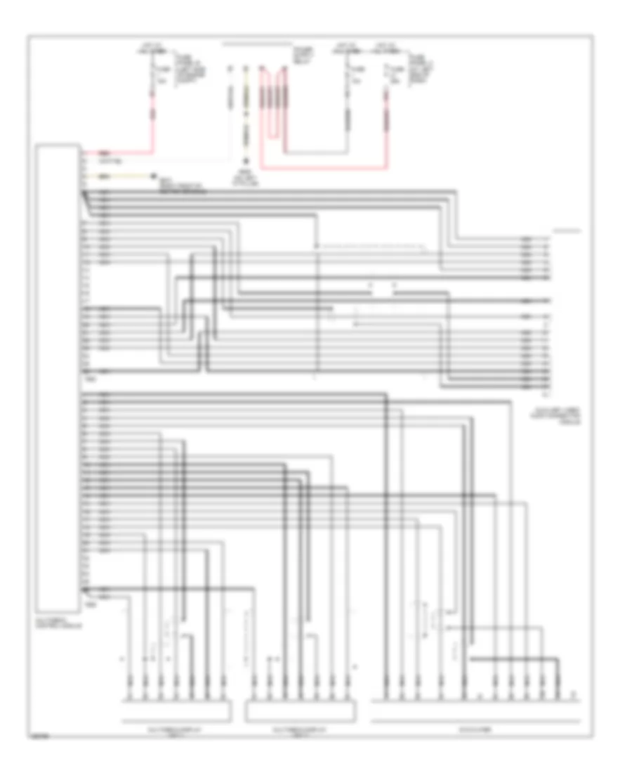 Rear Seat Entertainment Wiring Diagram for Volkswagen Passat Turbo 2008