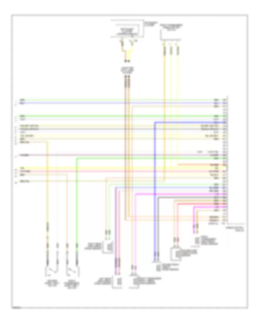 Supplemental Restraints Wiring Diagram with Rear Side Air Bag 3 of 3 for Volkswagen Passat Turbo 2008