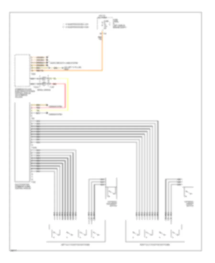 Steering Wheel Control Switch Wiring Diagram for Volkswagen Passat Turbo 2008