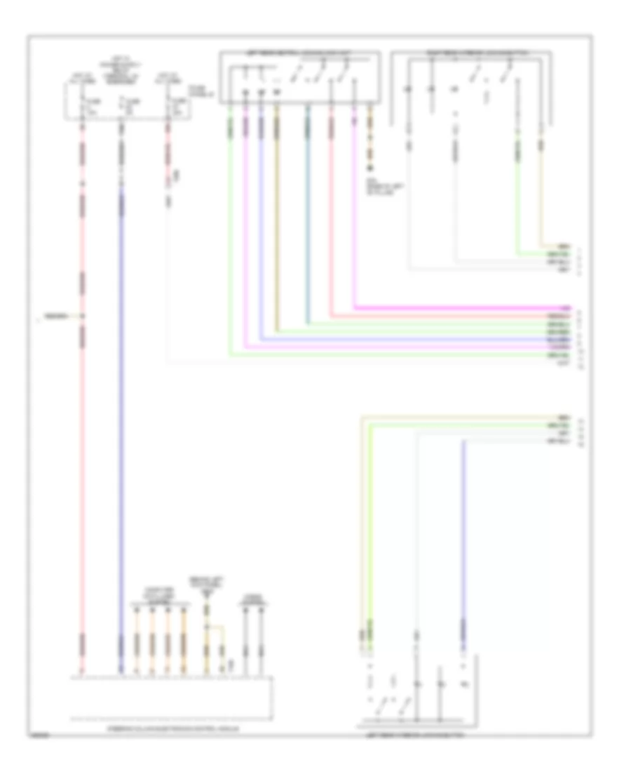 Forced Entry Wiring Diagram 3 of 4 for Volkswagen Touareg TDI Executive 2011