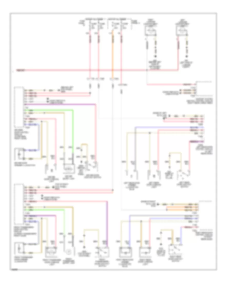 Courtesy Lamps Wiring Diagram 2 of 2 for Volkswagen Touareg TDI Executive 2011
