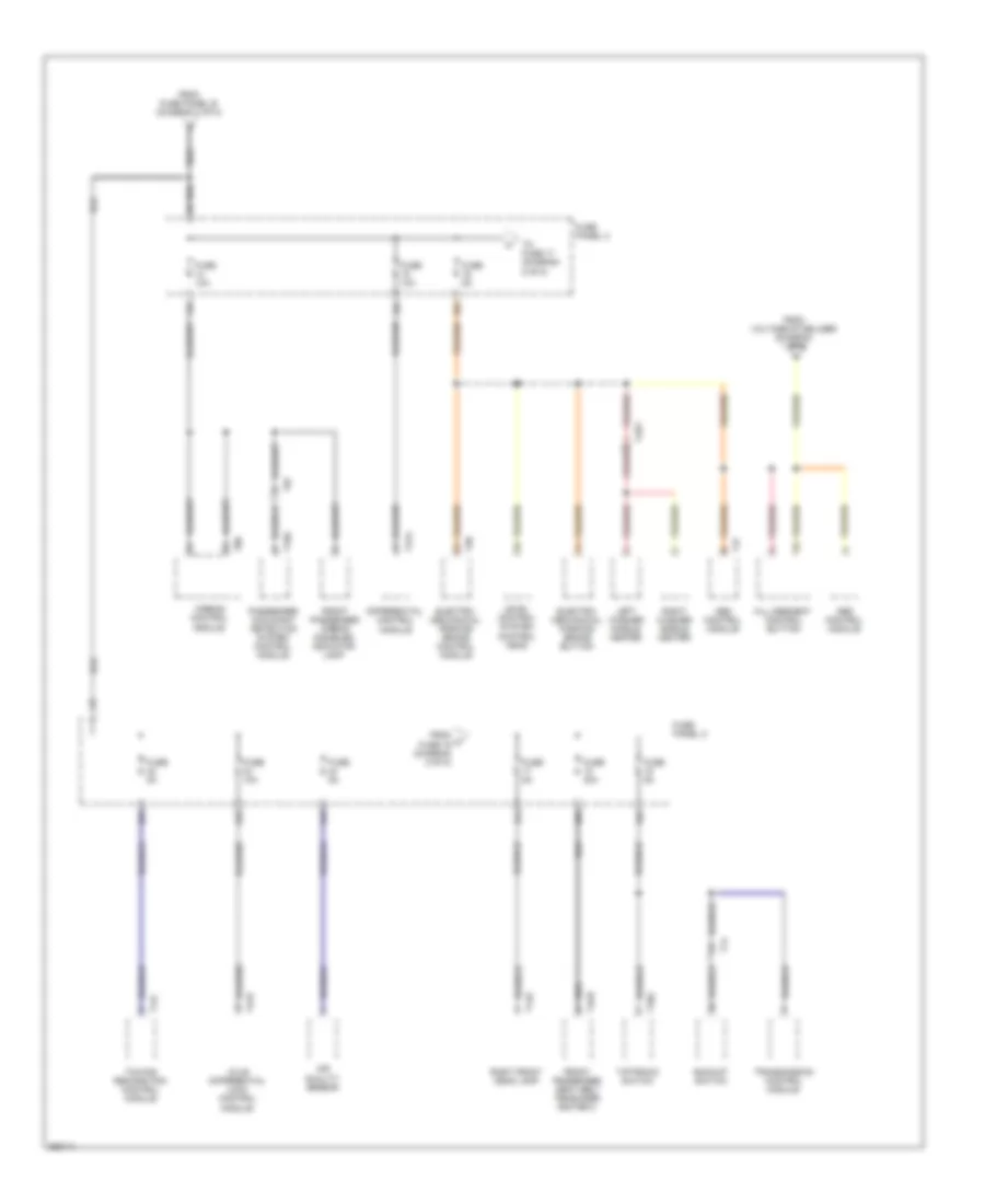 Power Distribution Wiring Diagram 5 of 8 for Volkswagen Touareg TDI Executive 2011