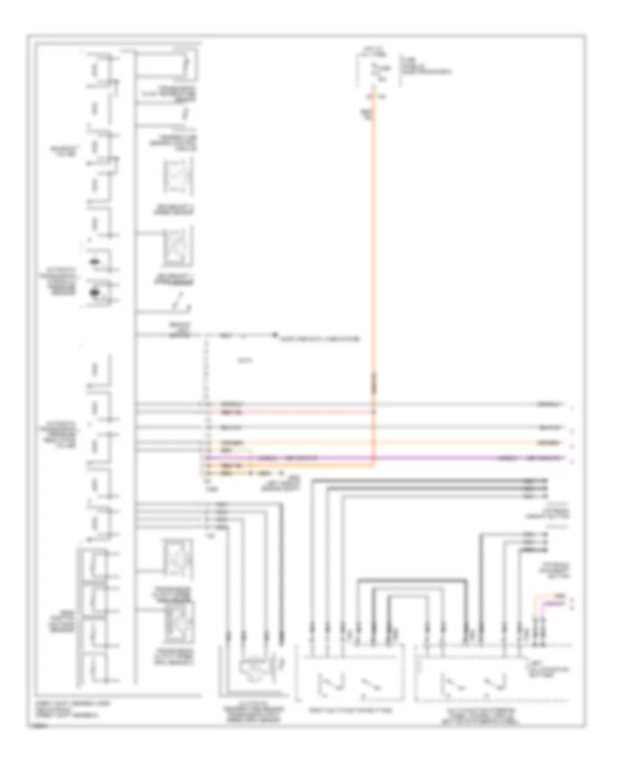 Transmission Wiring Diagram 1 of 2 for Volkswagen Eos Sport 2014