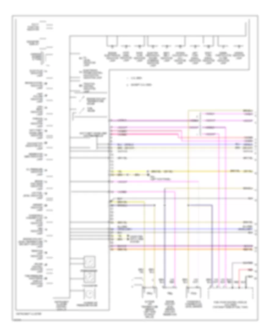 Instrument Cluster Wiring Diagram (1 of 2) for Volkswagen Golf 2014