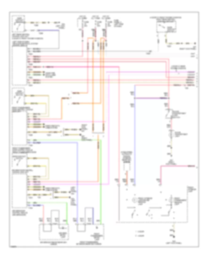 Courtesy Lamps Wiring Diagram 1 of 2 for Volkswagen Golf 2014