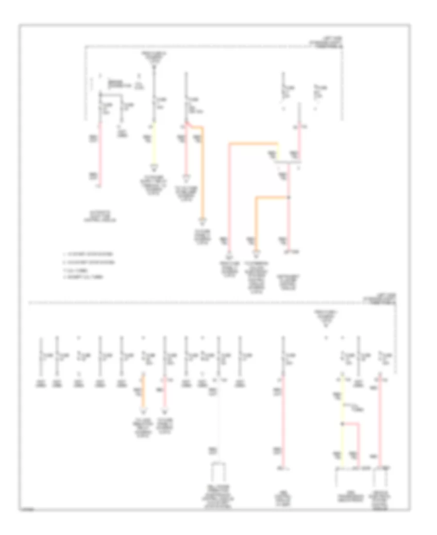Power Distribution Wiring Diagram (2 of 6) for Volkswagen Golf 2014