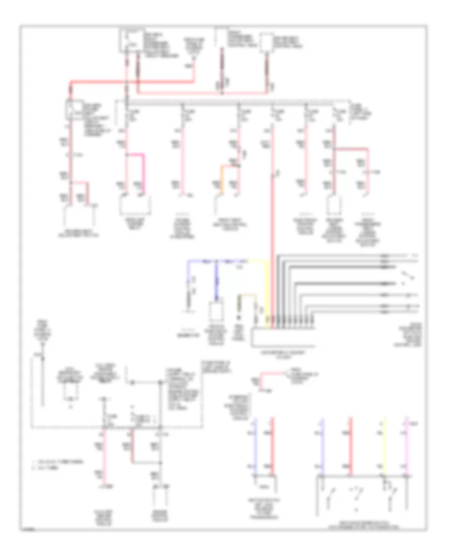 Power Distribution Wiring Diagram 5 of 6 for Volkswagen Golf 2014