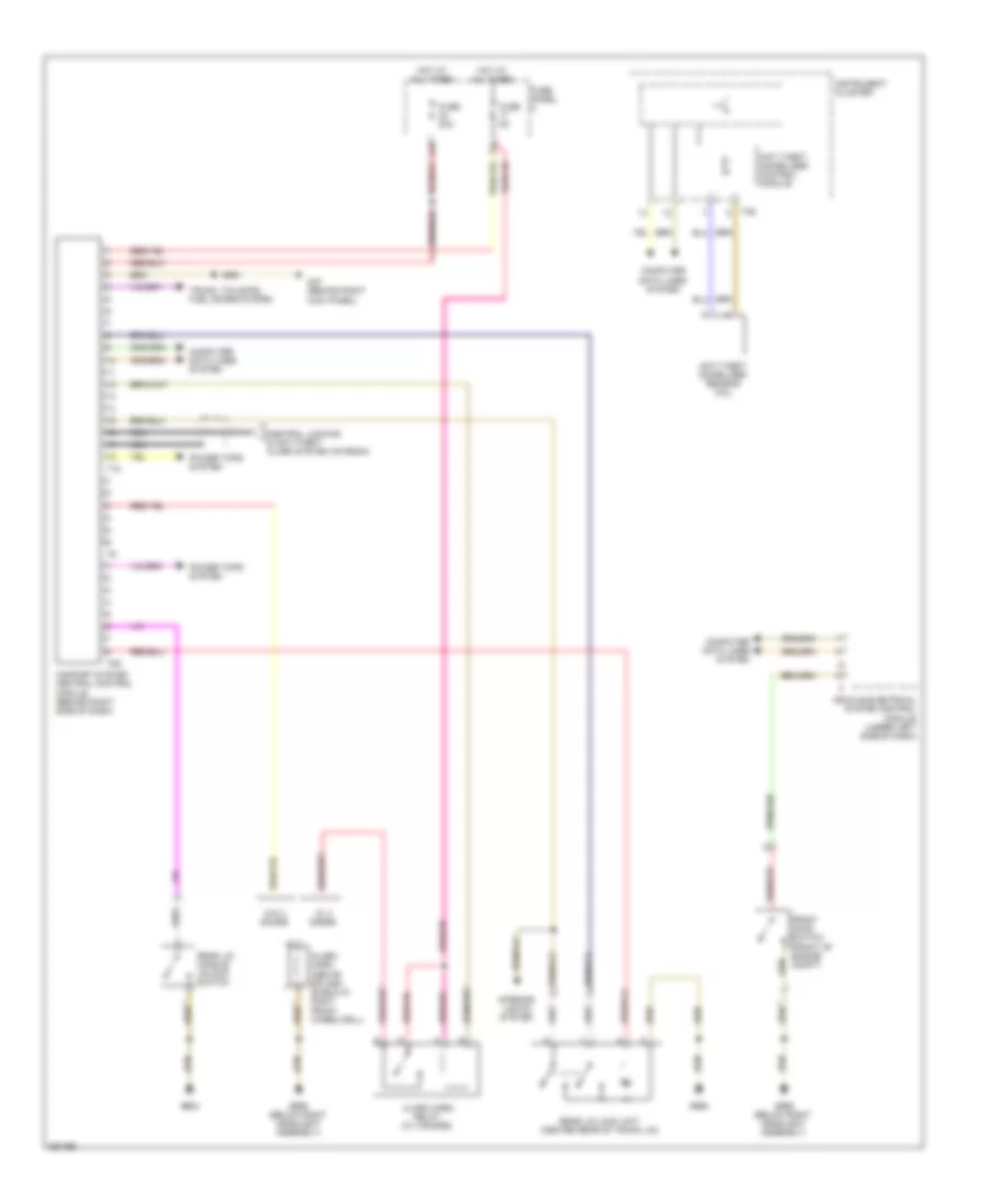 Anti-theft Wiring Diagram (3 of 3) for Volkswagen R32 2008