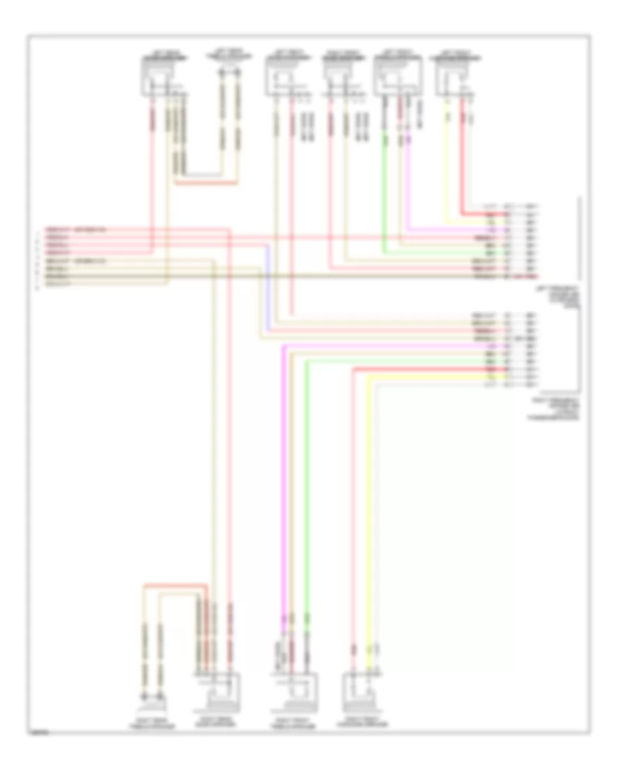 Navigation Wiring Diagram, without Amplifier with CD Changer (2 of 2) for Volkswagen R32 2008