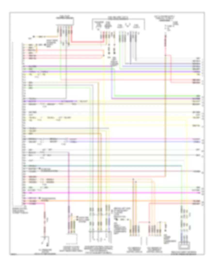 3.0L Turbo Diesel, Engine Performance Wiring Diagram (1 of 7) for Volkswagen Touareg VR6 Executive 2011