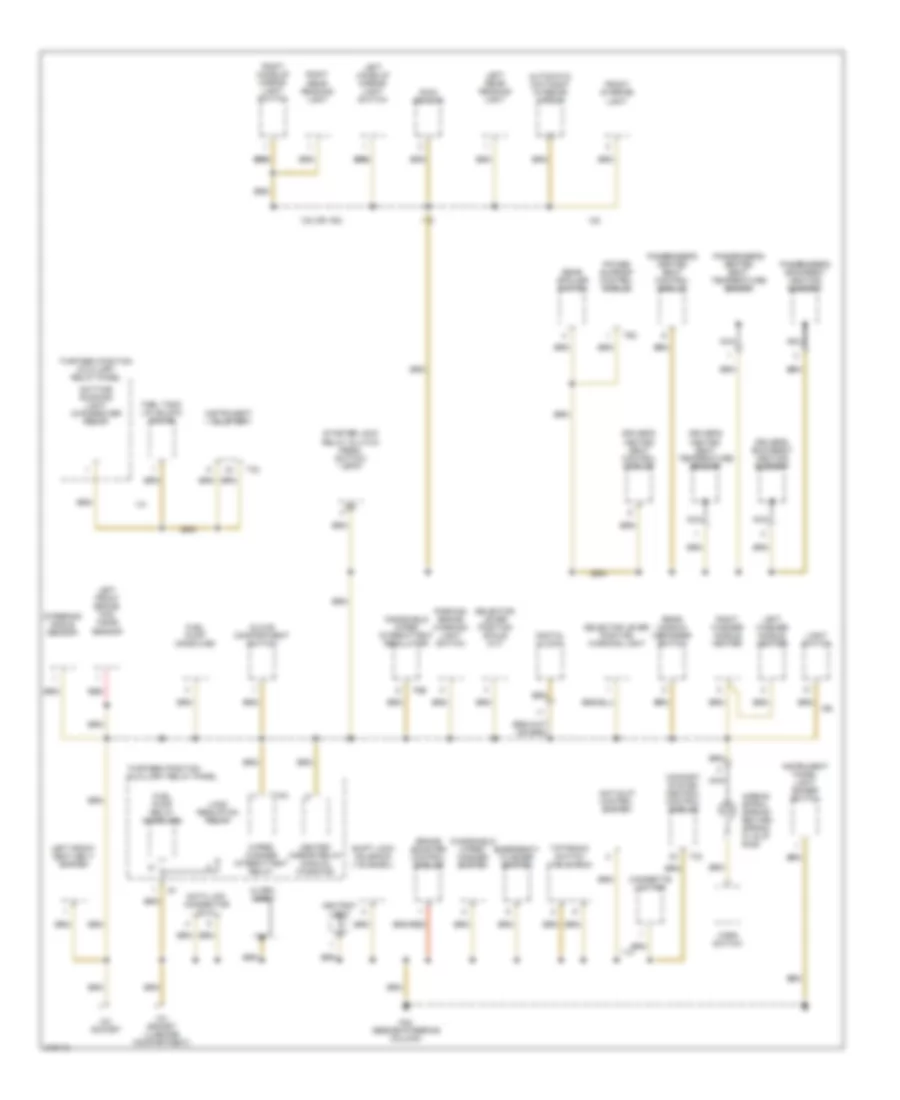 Ground Distribution Wiring Diagram Except Convertible 2 of 4 for Volkswagen New Beetle GL 2004
