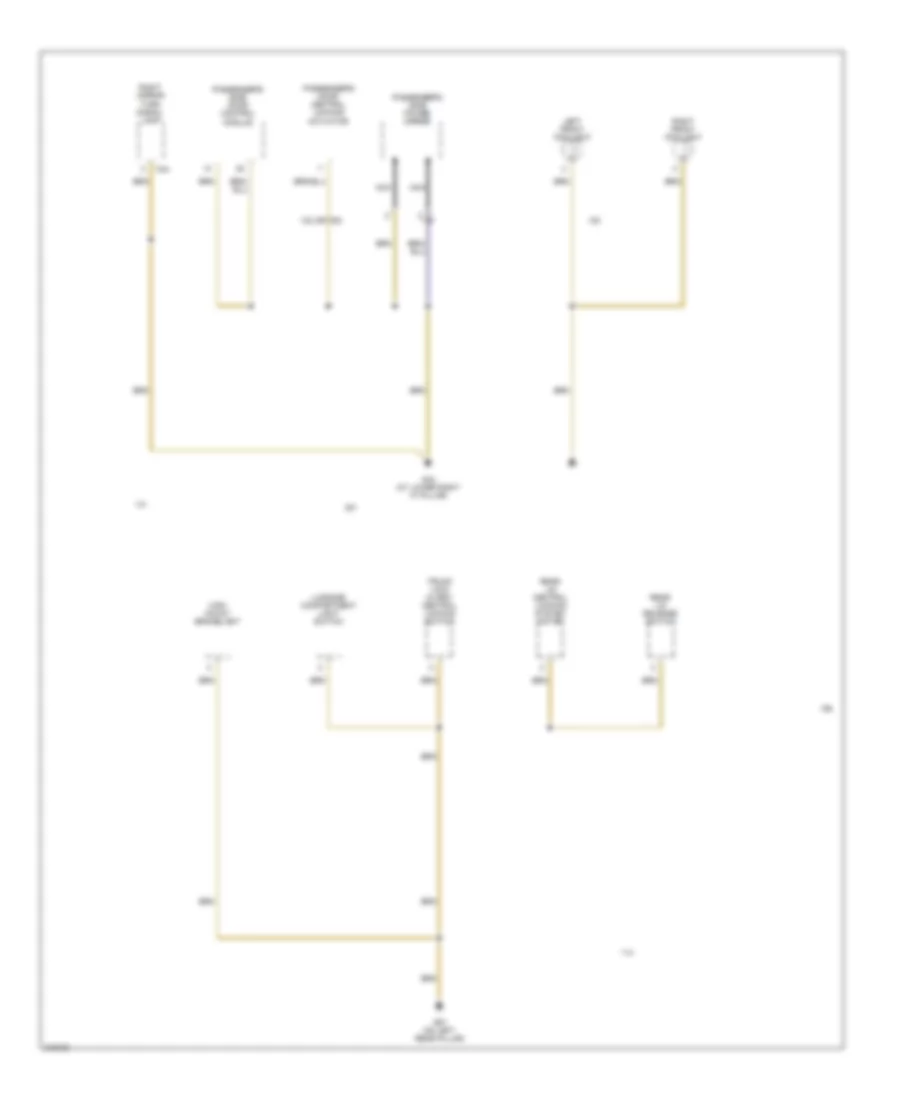 Ground Distribution Wiring Diagram Except Convertible 4 of 4 for Volkswagen New Beetle GL 2004
