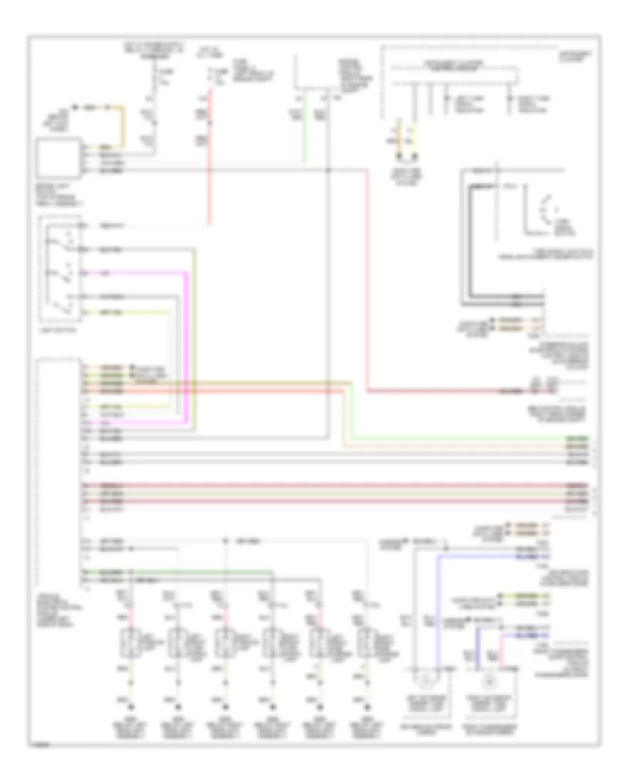 Exterior Lamps Wiring Diagram (1 of 2) for Volkswagen GTI Drivers Edition 2014