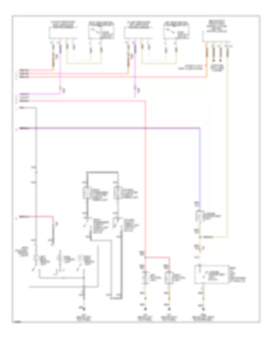 Courtesy Lamps Wiring Diagram 2 of 2 for Volkswagen GTI Driver s Edition 2014