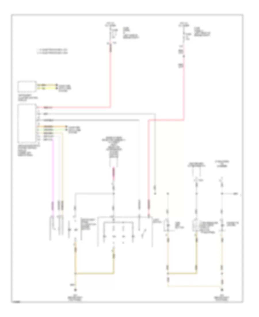Instrument Illumination Wiring Diagram 1 of 2 for Volkswagen GTI Driver s Edition 2014