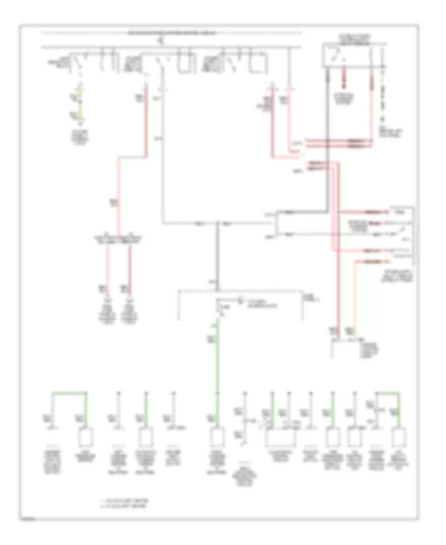 Power Distribution Wiring Diagram (5 of 6) for Volkswagen GTI Drivers Edition 2014