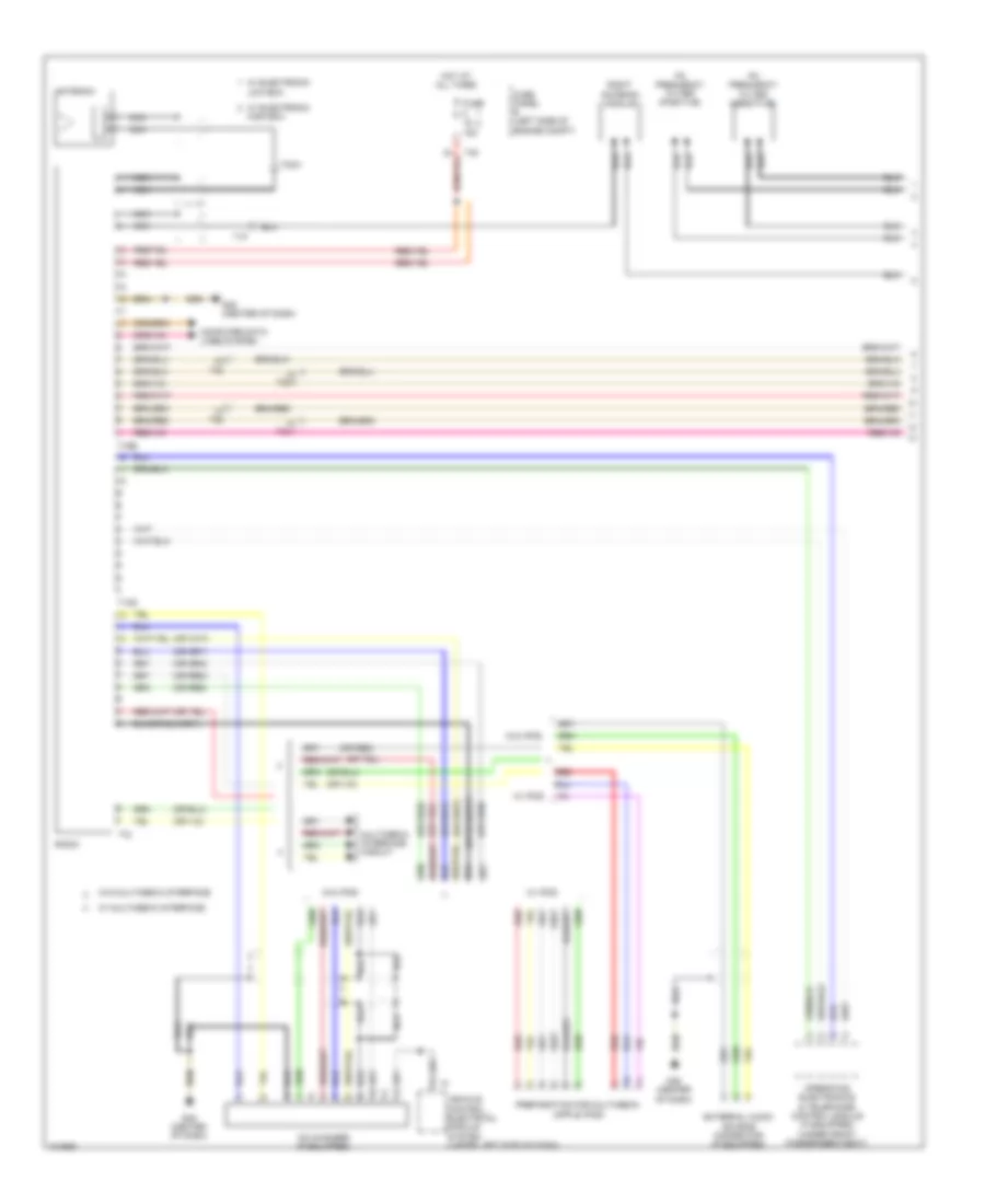 Base Radio Wiring Diagram, without Navigation (1 of 2) for Volkswagen GTI Drivers Edition 2014