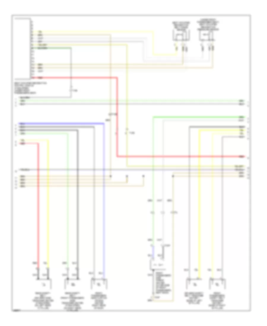 Supplemental Restraints Wiring Diagram (2 of 3) for Volkswagen GTI Drivers Edition 2014