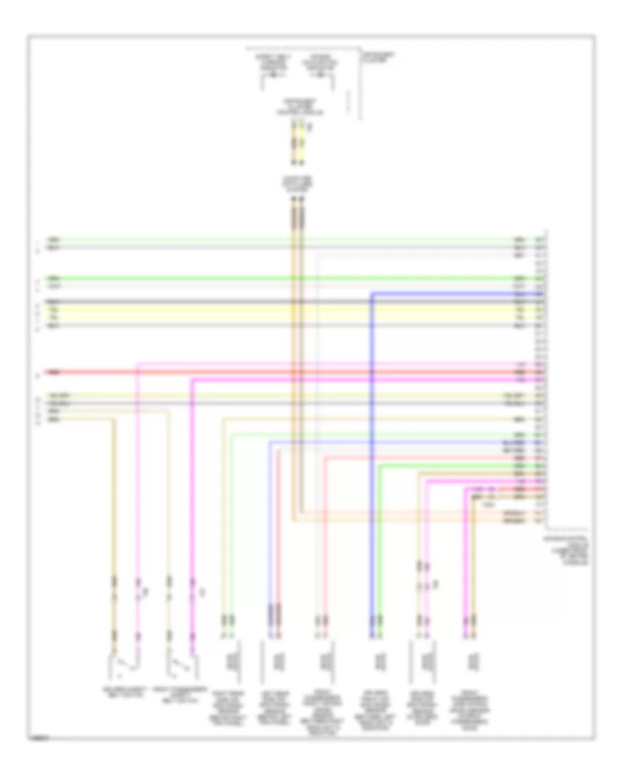 Supplemental Restraints Wiring Diagram (3 of 3) for Volkswagen GTI Drivers Edition 2014
