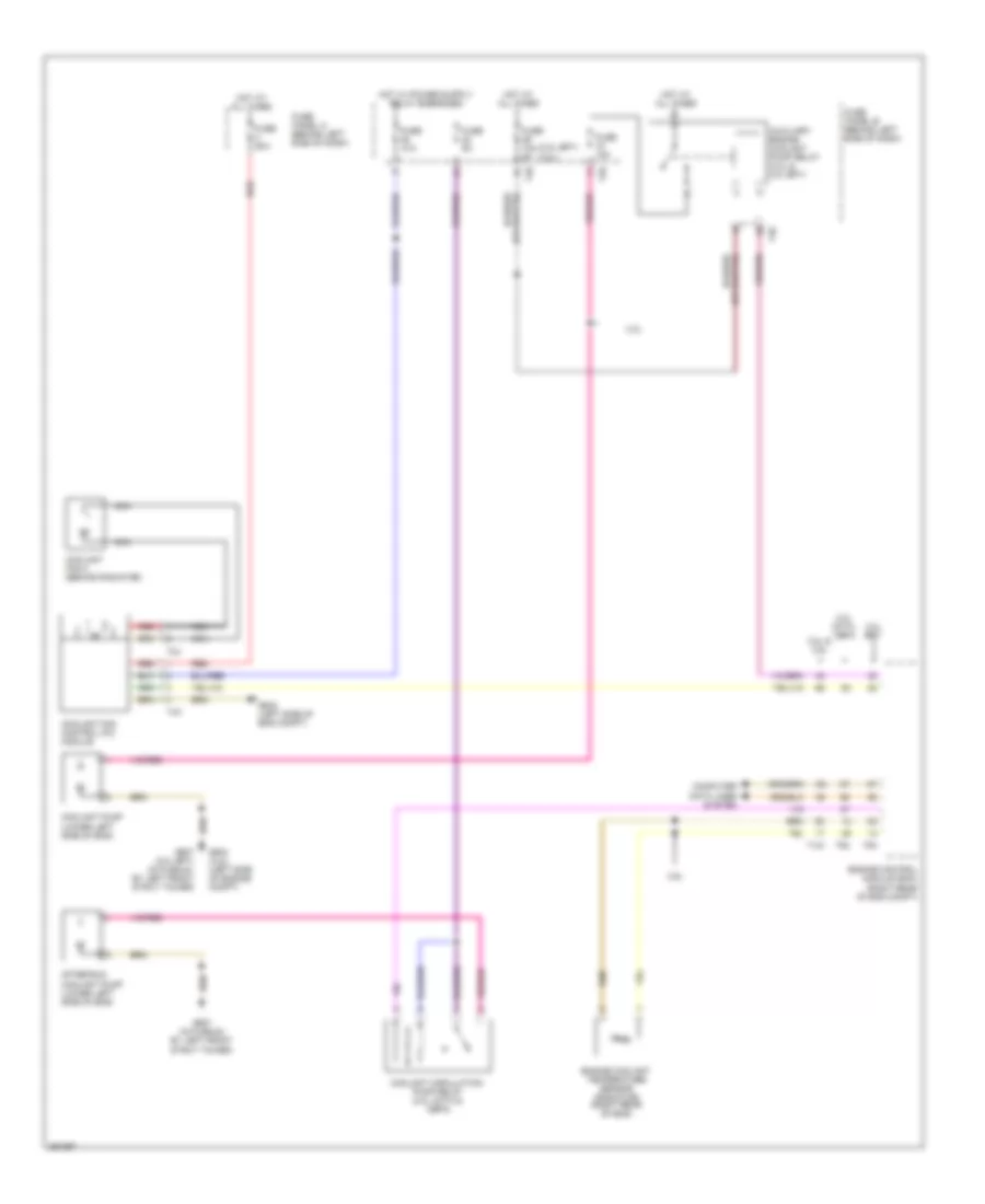 Automatic AC Wiring Diagram, without Climatronic (2 of 2) for Volkswagen Rabbit S 2008