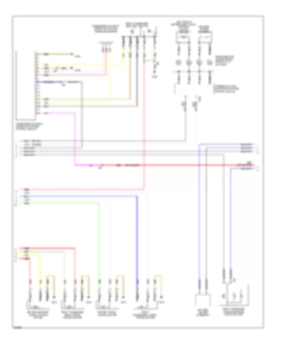 Supplemental Restraints Wiring Diagram (2 of 3) for Volkswagen Touareg VR6 Lux 2011