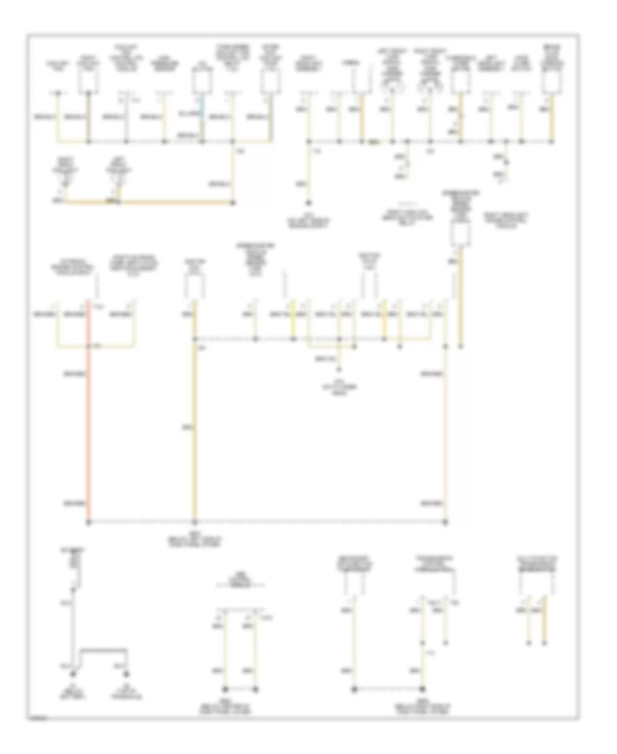 Ground Distribution Wiring Diagram Convertible 1 of 4 for Volkswagen New Beetle GLS 2004