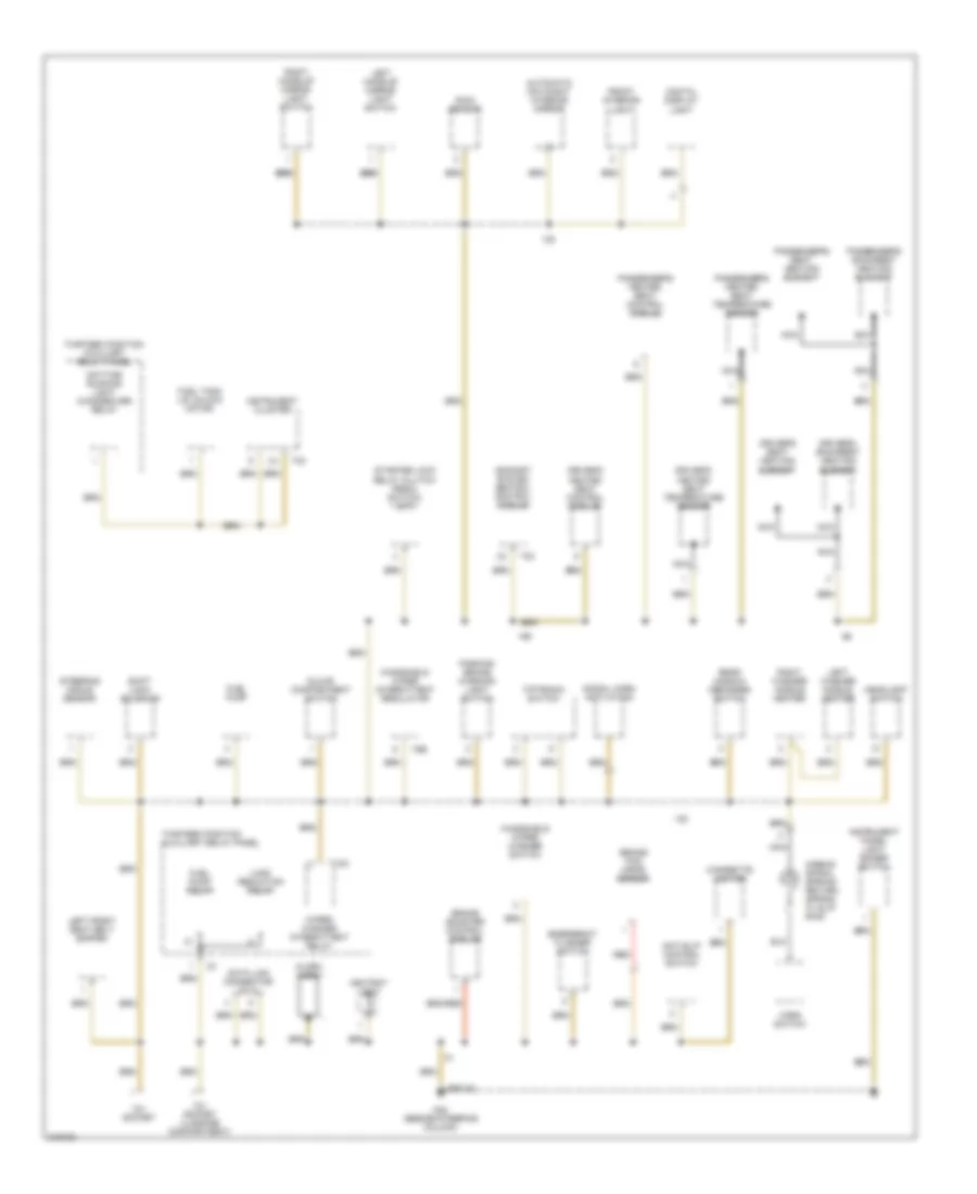 Ground Distribution Wiring Diagram Convertible 2 of 4 for Volkswagen New Beetle GLS 2004