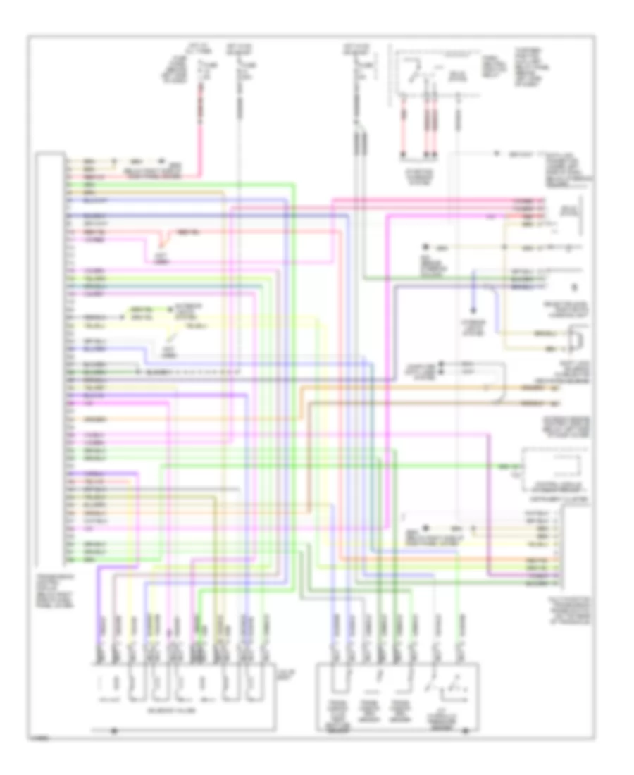 A T Wiring Diagram 6 Speed A T for Volkswagen New Beetle GLS 2004