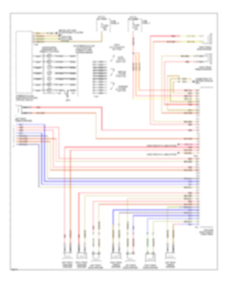 RadioNavigation Wiring Diagram, RNS with 10 Channel (2 of 2) for Volkswagen Touareg 2008