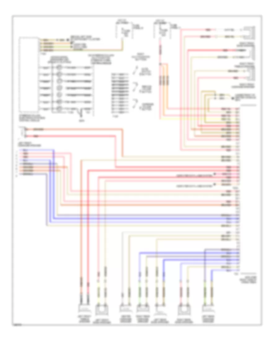 RadioNavigation Wiring Diagram, RNS with 8 Channel (2 of 2) for Volkswagen Touareg 2008