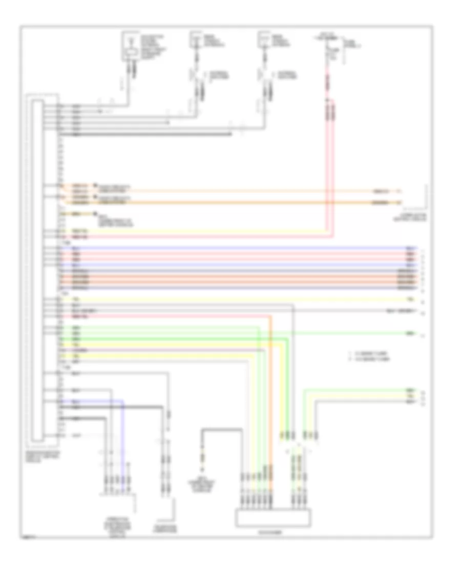 RadioNavigation Wiring Diagram, RNS2 with 10-Channel (1 of 3) for Volkswagen Touareg 2008