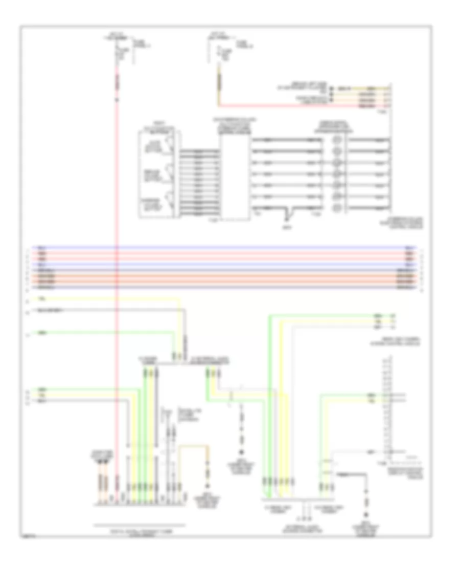 RadioNavigation Wiring Diagram, RNS2 with 10-Channel (2 of 3) for Volkswagen Touareg 2008