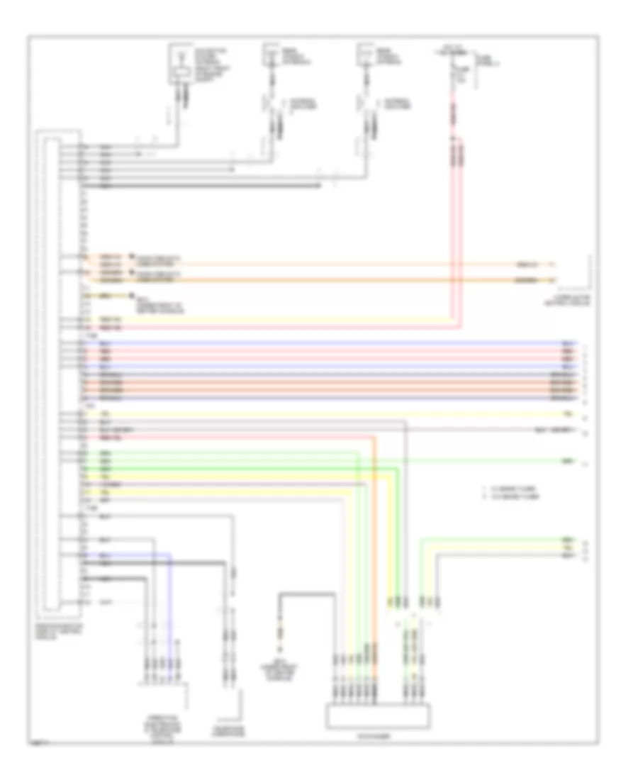 RadioNavigation Wiring Diagram, RNS2 with 8-Channel (1 of 3) for Volkswagen Touareg 2008