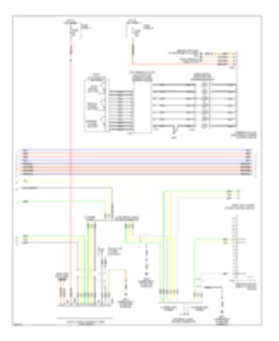 RadioNavigation Wiring Diagram, RNS2 with 8-Channel (2 of 3) for Volkswagen Touareg 2008