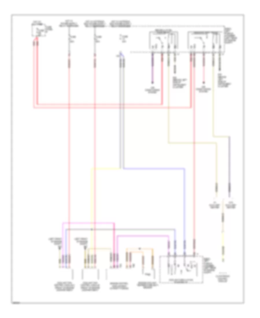 4.2L, Cooling Fan Wiring Diagram for Volkswagen Touareg 2008