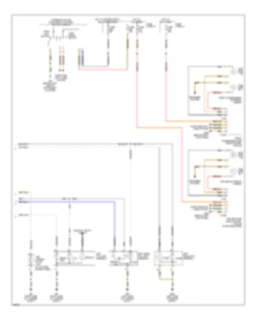 Exterior Lamps Wiring Diagram (2 of 2) for Volkswagen Touareg 2008