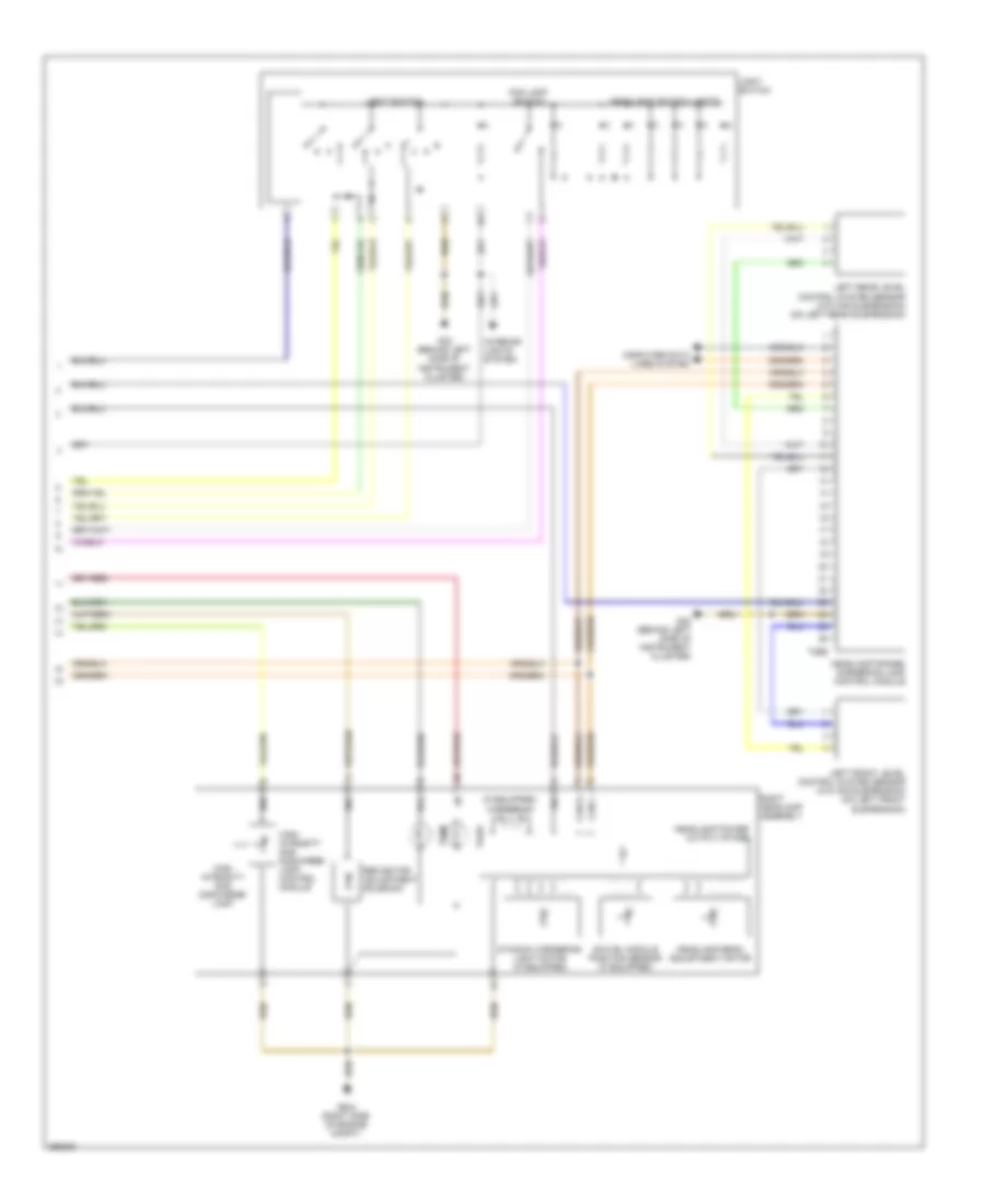 Adaptive Front Lighting Wiring Diagram (2 of 2) for Volkswagen Touareg 2008