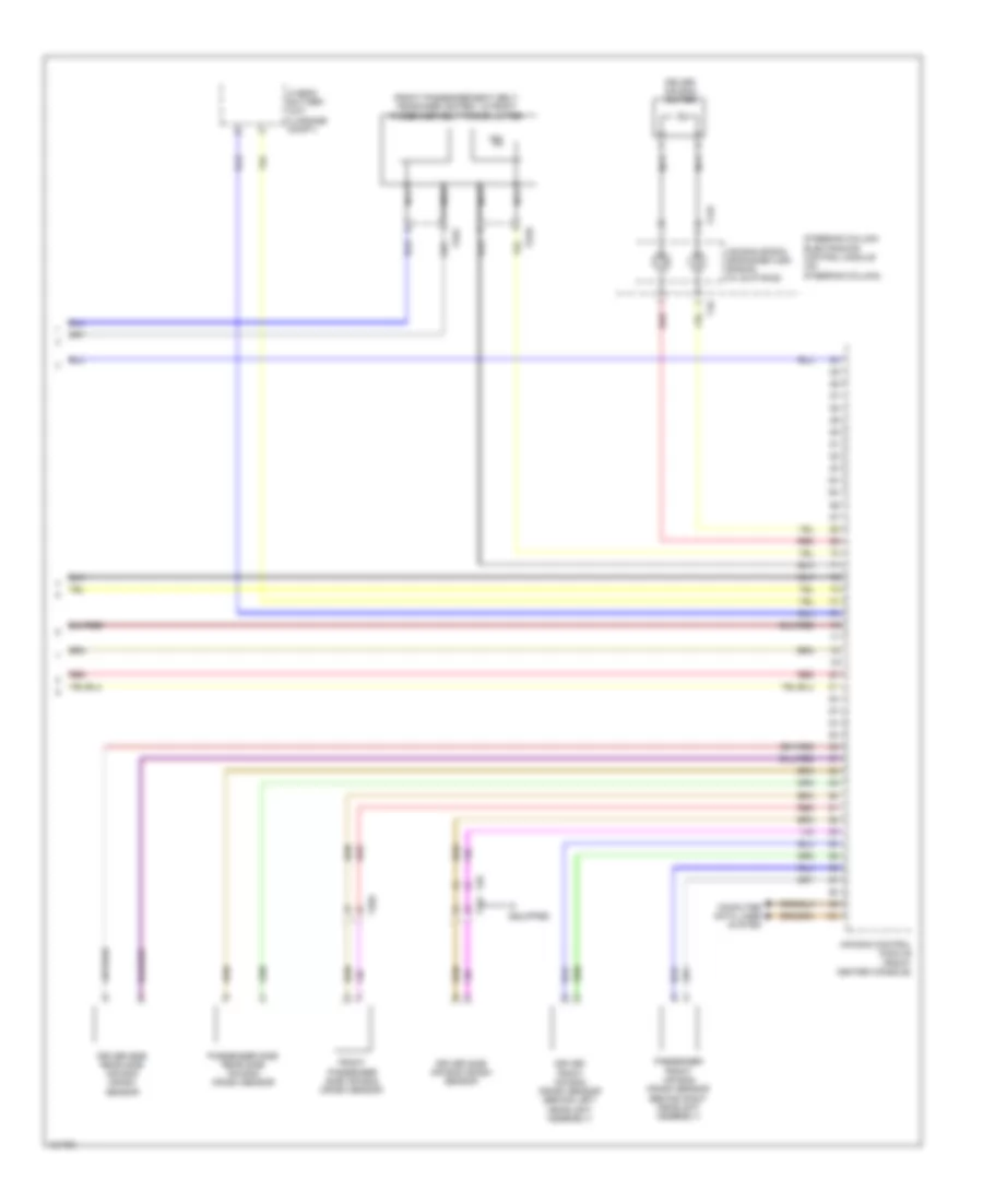 Supplemental Restraints Wiring Diagram 3 of 3 for Volkswagen Jetta GLI 2014