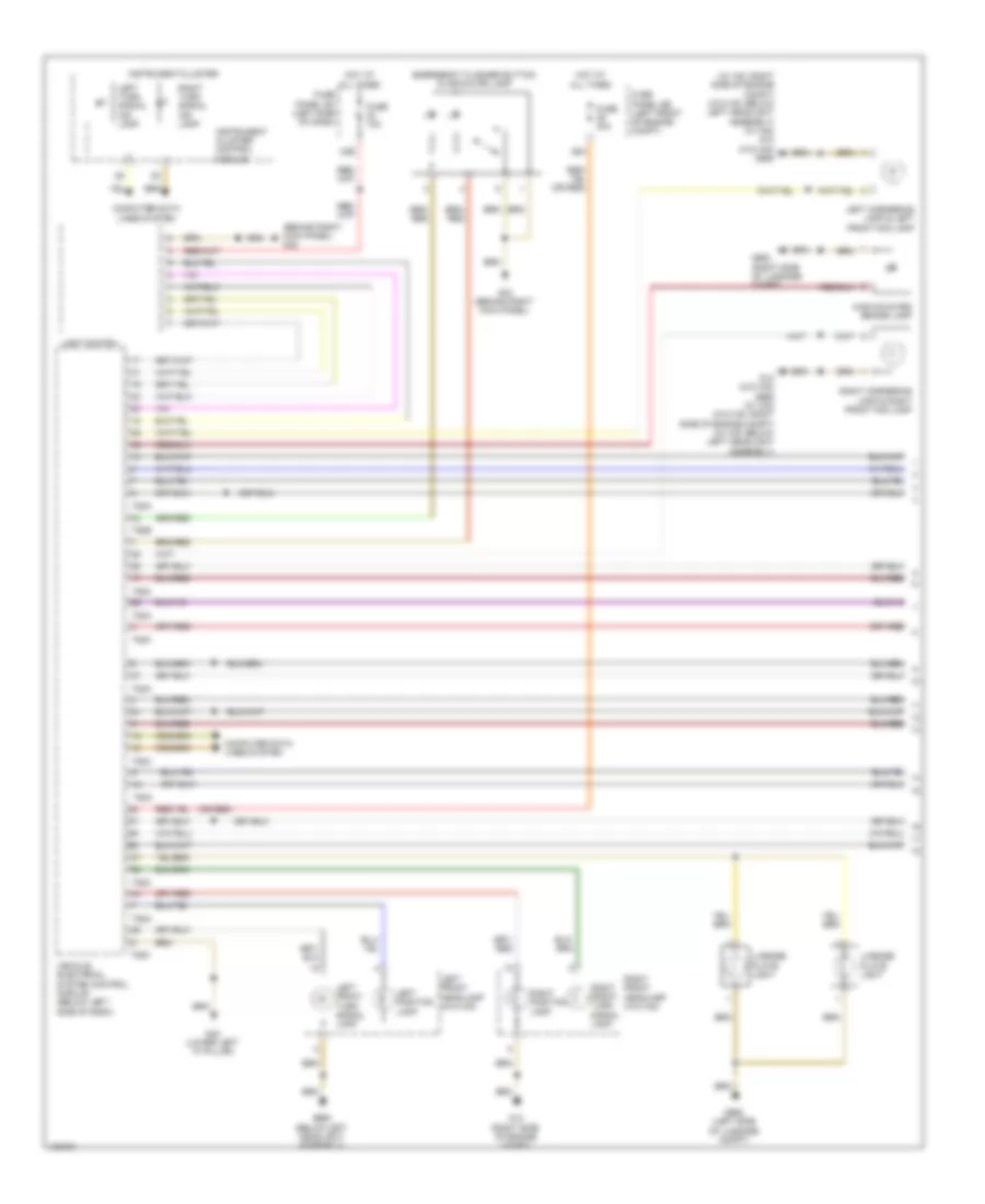 Exterior Lamps Wiring Diagram with High Equipment 1 of 4 for Volkswagen Jetta GLI 2014