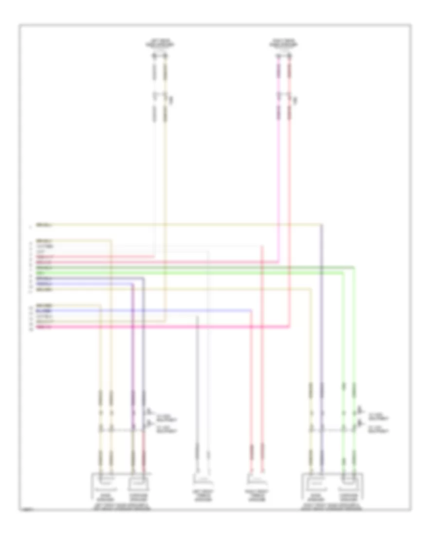 Navigation Wiring Diagram, with Amplifier (3 of 3) for Volkswagen Jetta GLI 2014