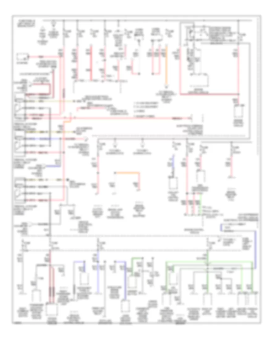 Power Distribution Wiring Diagram 3 of 6 for Volkswagen Jetta GLI 2014