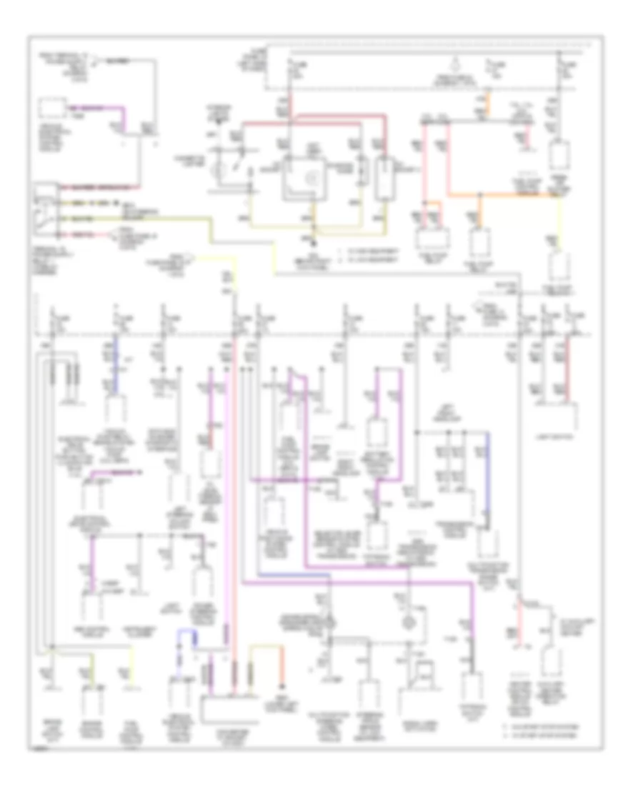 Power Distribution Wiring Diagram 4 of 6 for Volkswagen Jetta GLI 2014