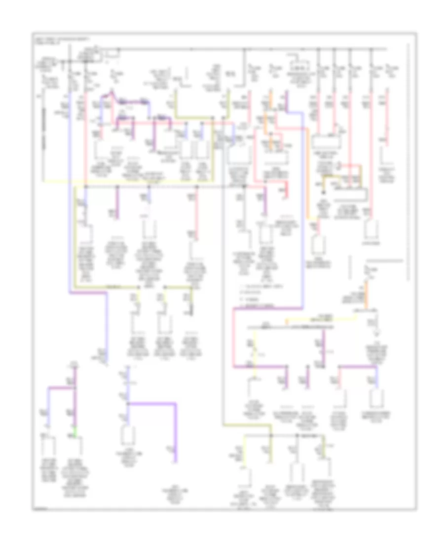 Power Distribution Wiring Diagram (5 of 6) for Volkswagen Jetta GLI 2014