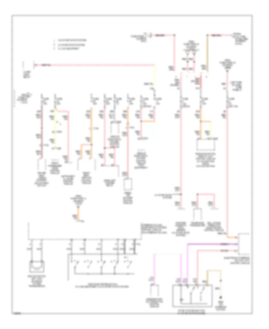 Power Distribution Wiring Diagram 6 of 6 for Volkswagen Jetta GLI 2014