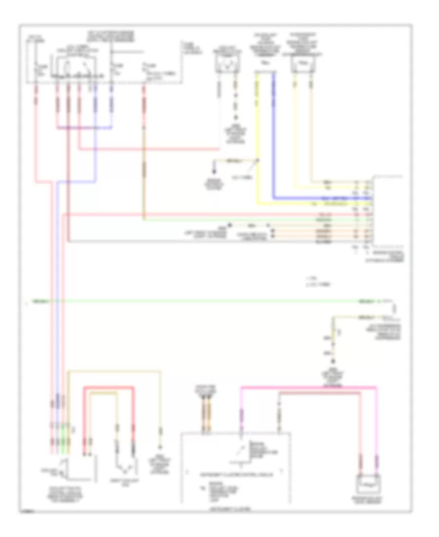 Manual A C Wiring Diagram 2 of 2 for Volkswagen Beetle 2012